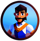 Aladdin, Fairytale Character - Circle App Icon | Fan Art