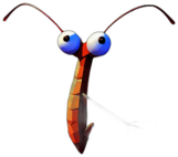 Stick Insect, Children'S Cartoon Animation Style -  Full Body, Single View, No Shadow