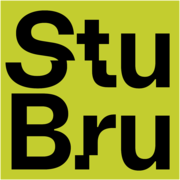 Studio Brussel StuBru new logo yellow box