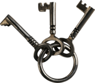 Three Old Keys