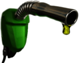 Drop Of Petrol Hanging From Nozzle