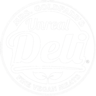 Unreal Deli logo white