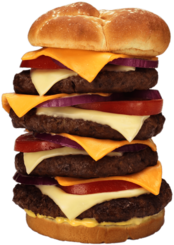 Quadruple Bypass Burger At Heart Attack Grill 9982 Calories