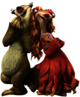 Ice Age character Brooke and Sid