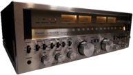 Vintage Silver Sansui Amplifier