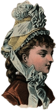 Young Victorian Woman With Hat