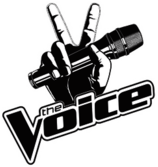 The Voice Logo With Microphone