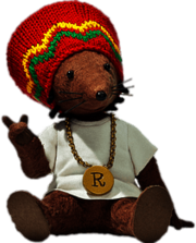Rastamouse sitting