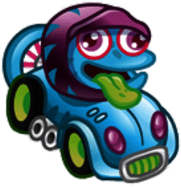 Slurpy the Lickity Lizard In Kart