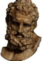 Marble Head Of Heracles