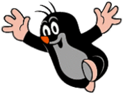 Little Mole Running With Hands Up