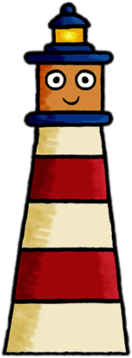 Toot Character Lenny the Lighthouse