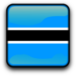 Botswana Flag Icon