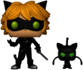 Cat Noir Funko Pop With Kwami Plagg