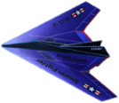 F 117A Night Hawk Paper Plane