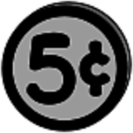 Coin 5 Dollar Cent Clipart