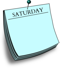 Saturday Pinned Note