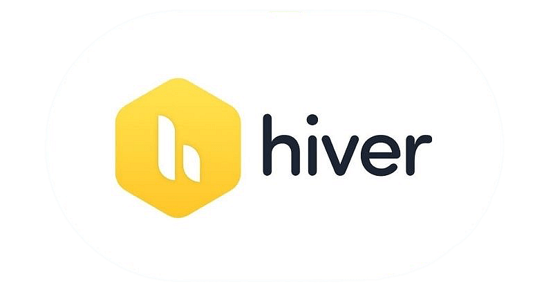 Hiver white logo banner