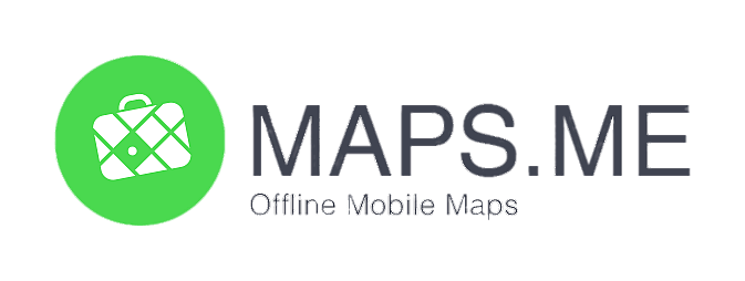 Maps.me full logo landscape