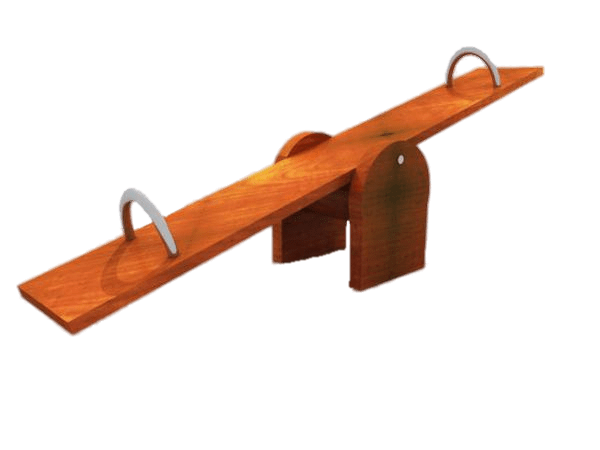 Wooden Seesaw Illustration