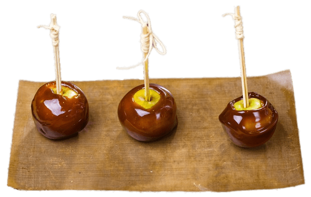 Three Toffee Apples