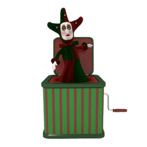 Green and Red Jack In the Box