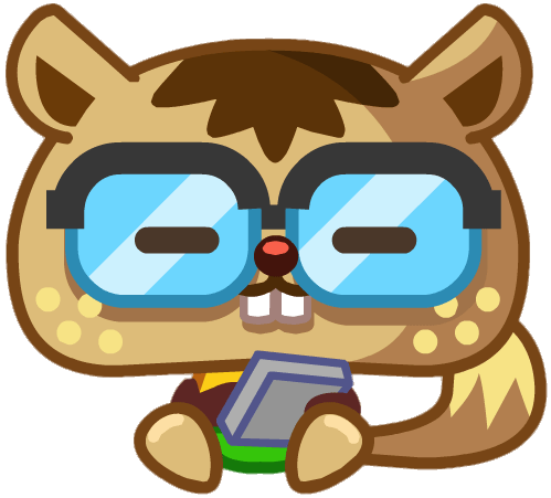 Waldo the Tabby Nerdicat Sitting