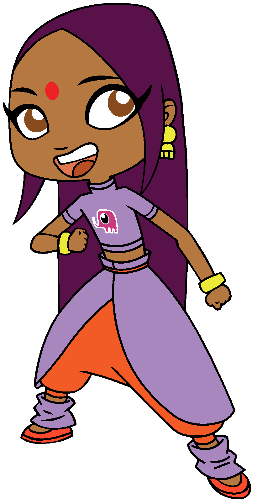 Sally Bollywood One Foot Forwards