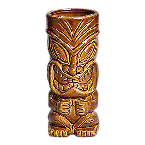 Tiki Head Mug