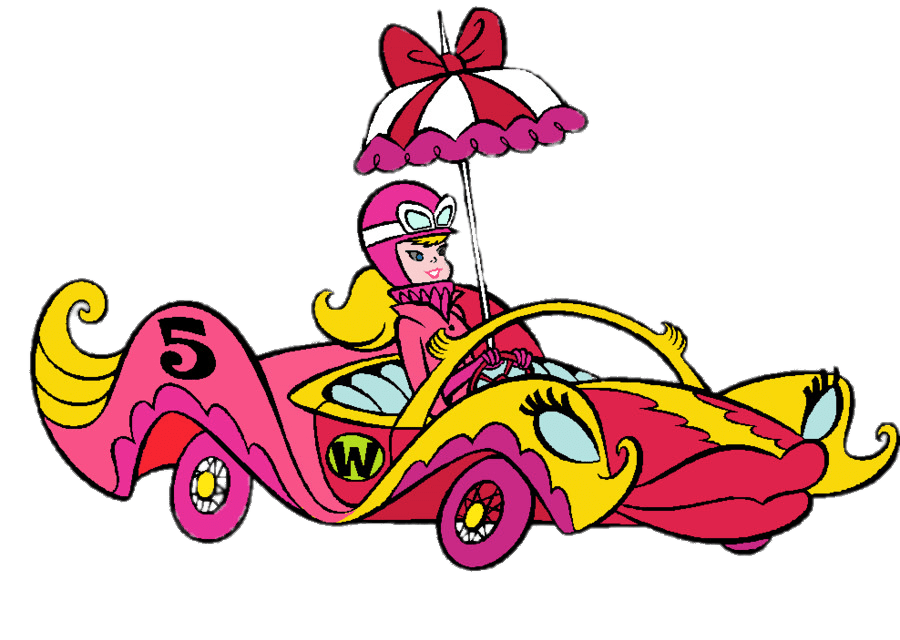 Penelope Pitstop Driving Compact Pussycat