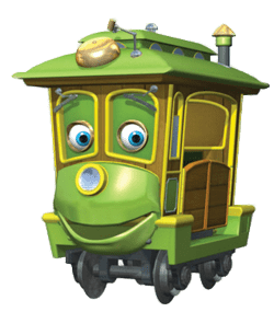 Chuggington Character Zephie the Trolley Car