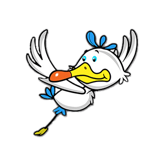 Pip Ahoy Character Hopper the One Legged Seagull Flying