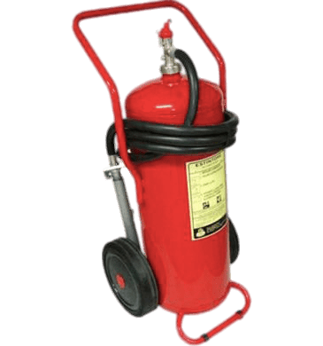 Fire Extinguisher on Wheels