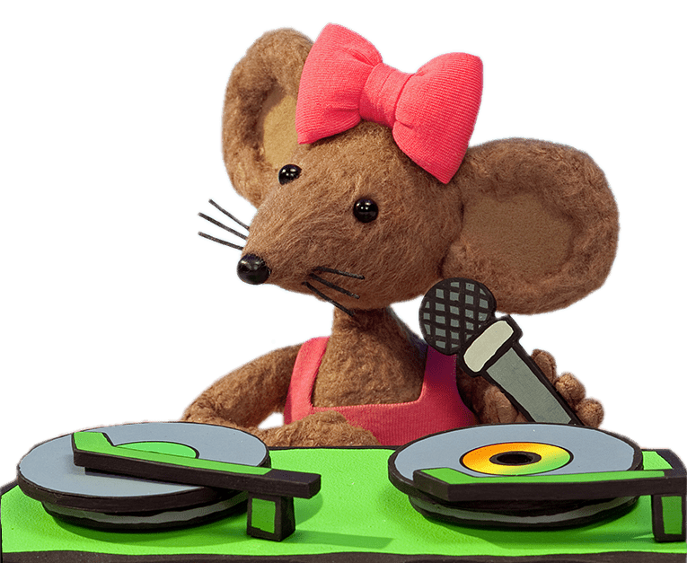 Rastamouse Character Scratchy DJ