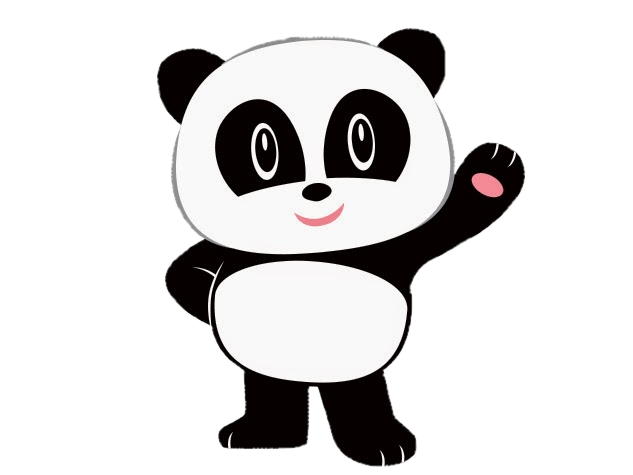 Julius Jr Character Ping the Panda Waving