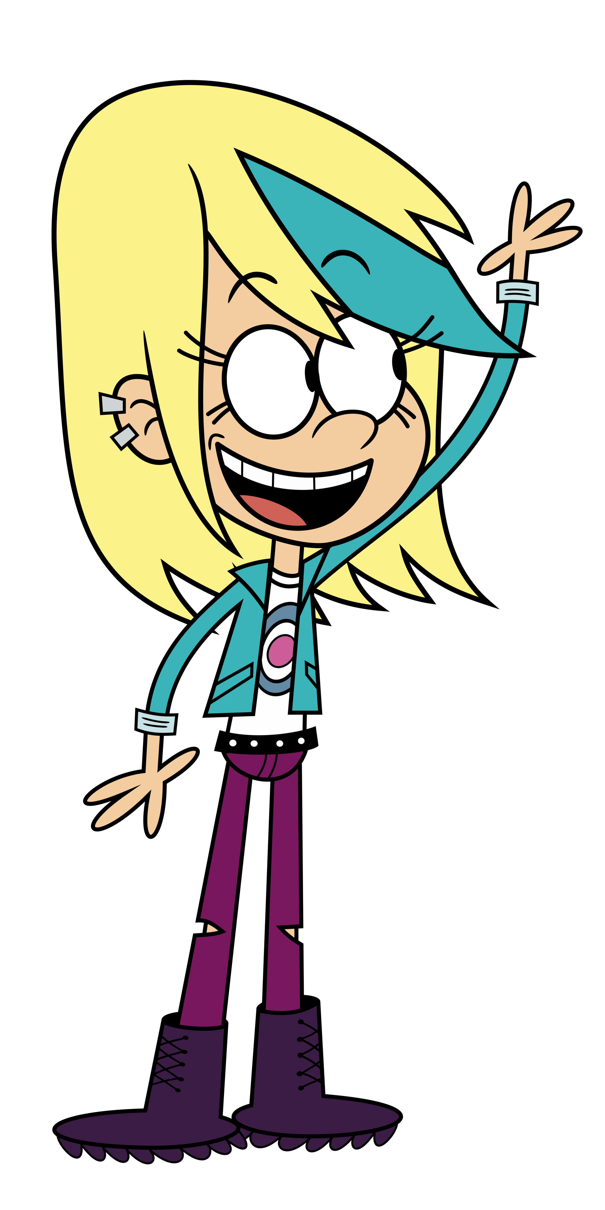 The Loud House Character Sam Sharp Waving