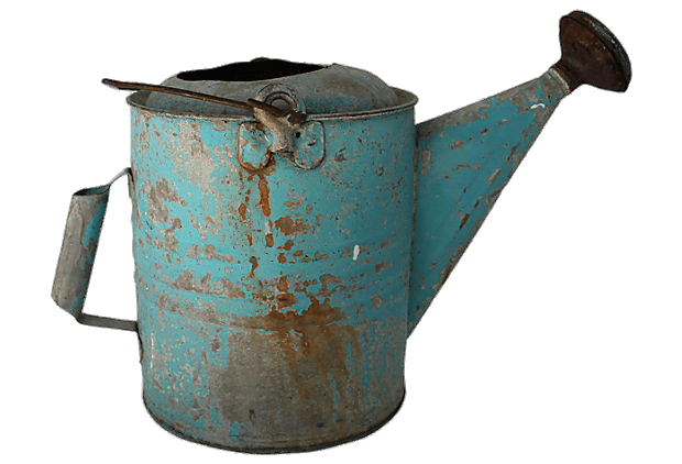 Rusty Turquoise Watering Can