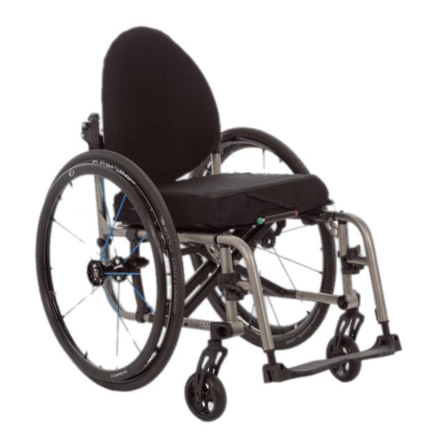 Wheelchair With Rounded Back