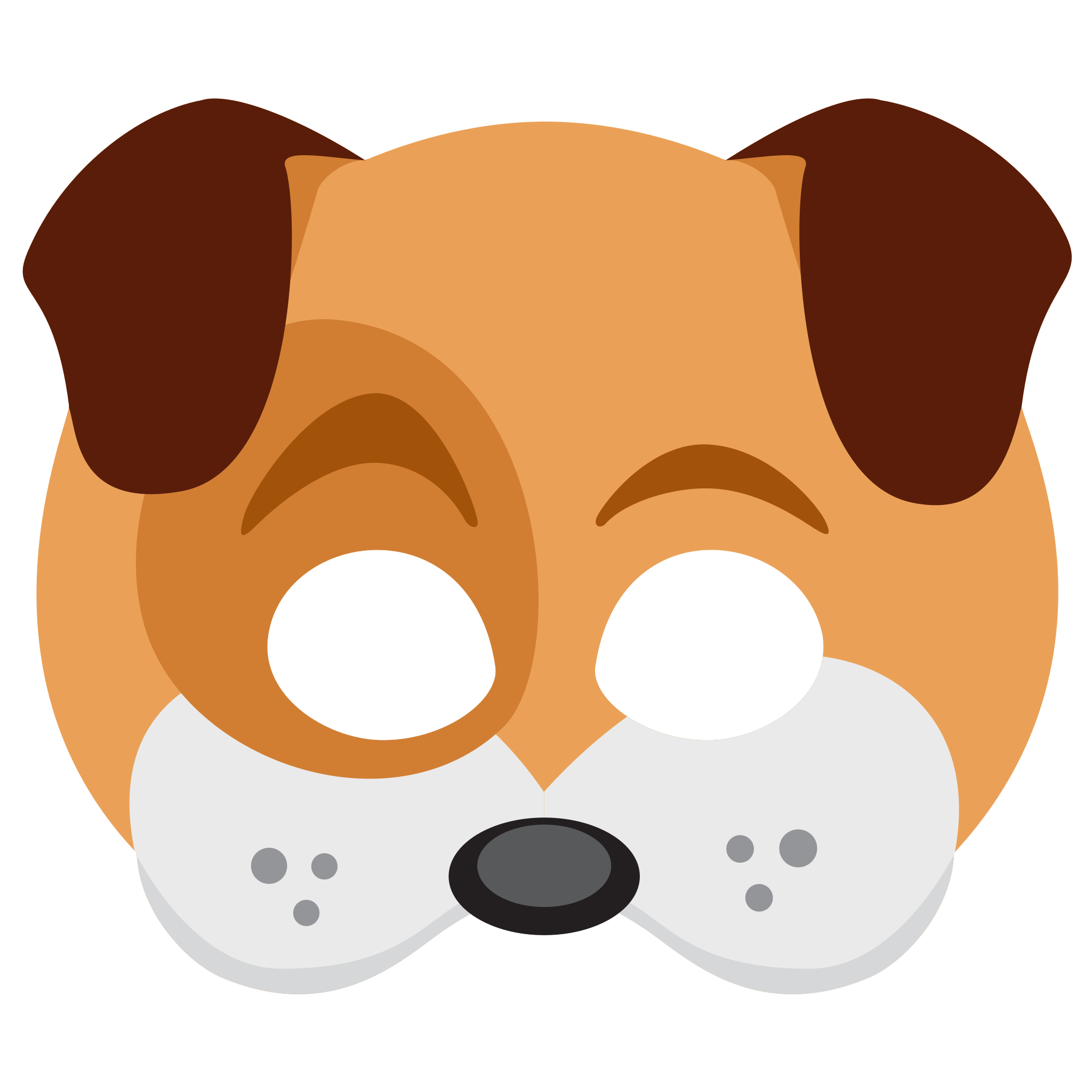 Snapchat Dog Face Sticker