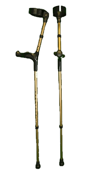 Bronze Design Crutches