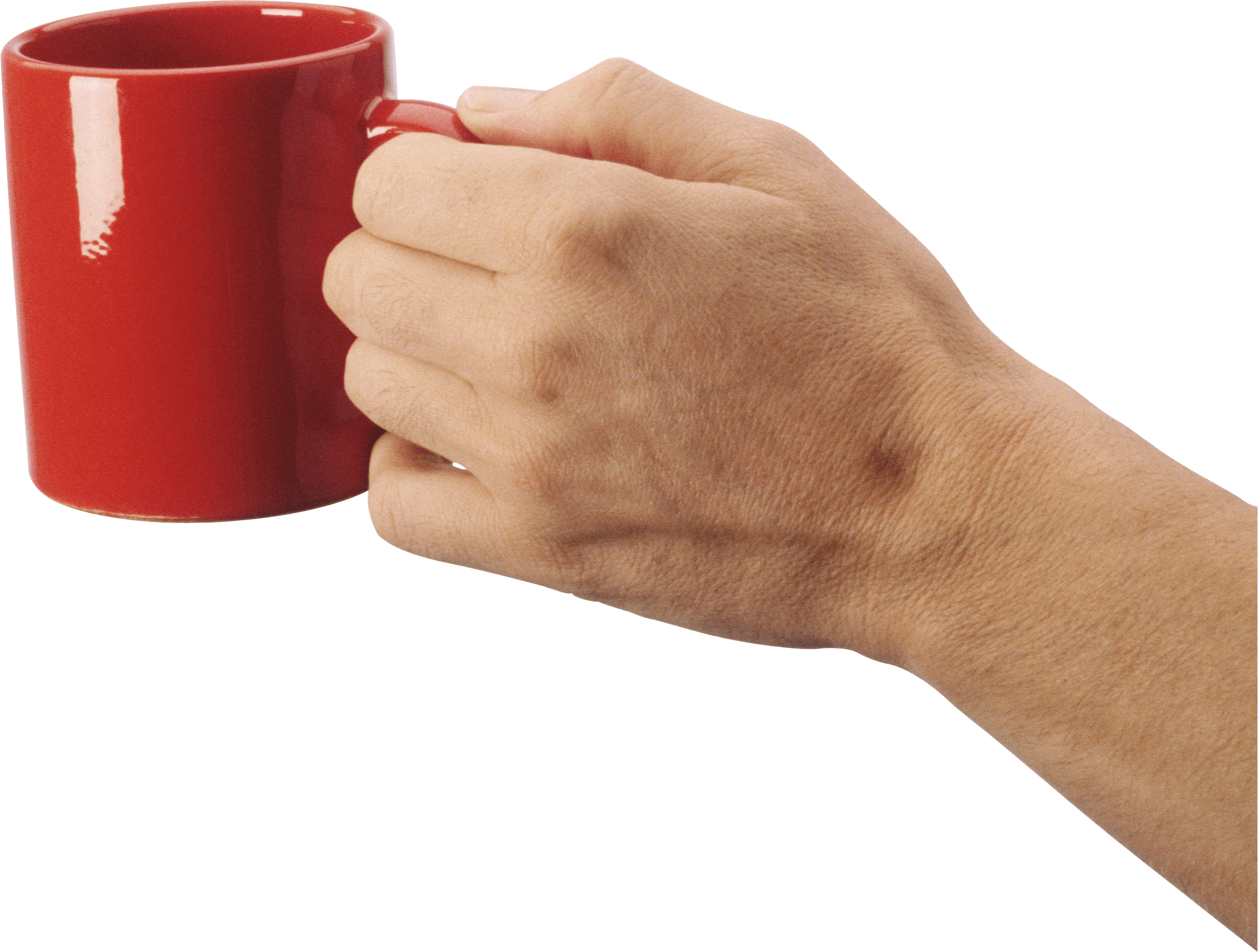 Holding Coffee Mug Hand
