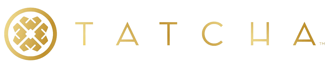 Tatcha logo gold horizontal