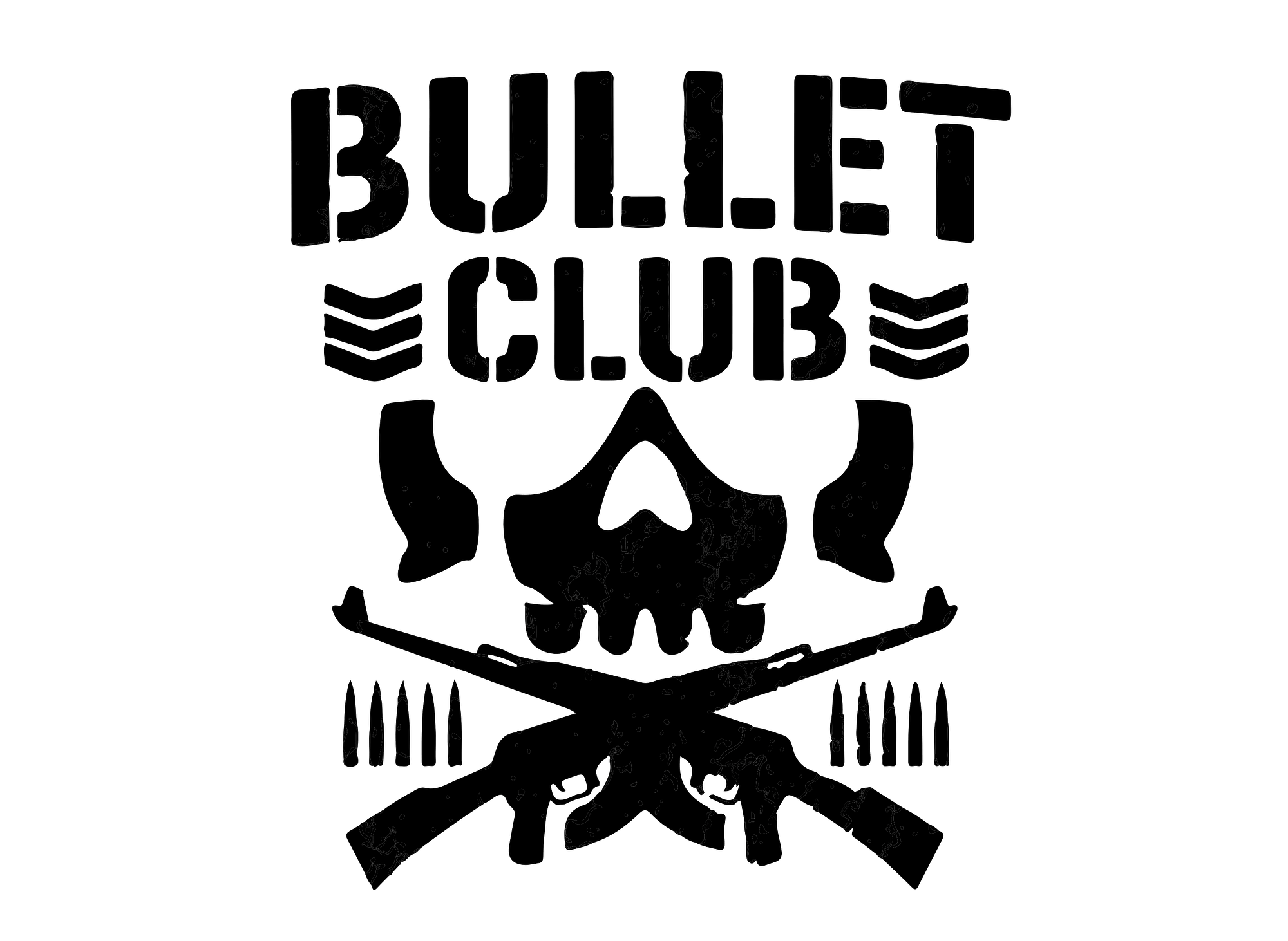 Bullet Club logo black