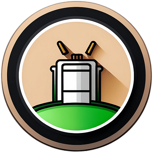 Brewery, Minimalist App Icon - Circle Icon Bevel Border