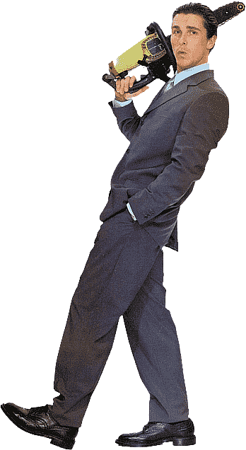 Christian Bale Patrick Bateman Walking Meme