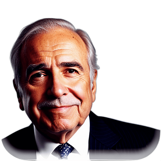 Carl Icahn portrait