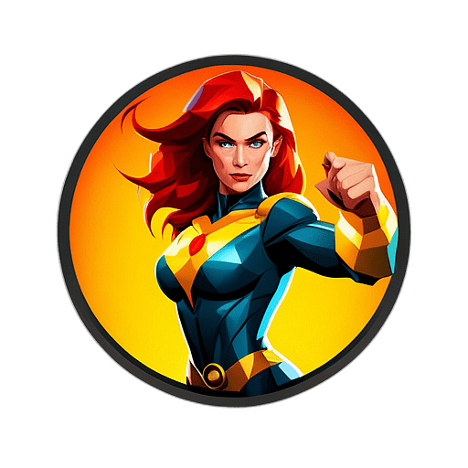 Jean Grey Character - App Icon - Fan Art