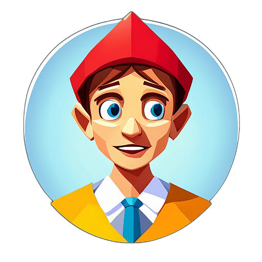 Pinocchio, Fairytale Character - Circle App Icon | Fan Art