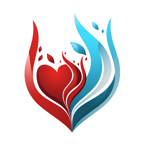 Peace Logo Concept Heart Variation