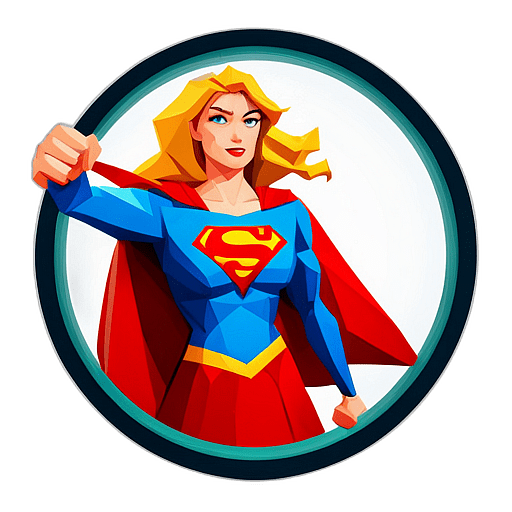 Supergirl Dc Comics - Circle App Icon | Fan Art